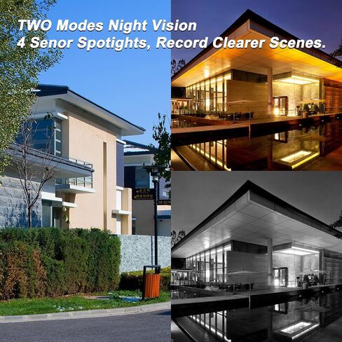 Wireless Solar Security Camera, 2K Outdoor WiFi Surveillance Camera with Spotlight, IP67, Motion Detection Alarm, Color Night Vision, 2-Way Audio, Cloud/SD Card Storage in Saudi Arabia