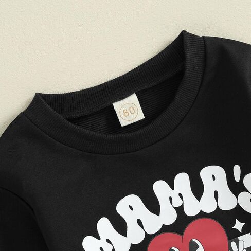 Toddler Baby Boy Clothes Pull On Sweatshirt Elastic Waist Pants 2Pcs Spring Winter Outfits in Kuwait