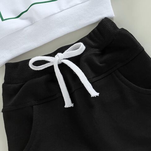Toddler Baby Boy Clothes Pull On Sweatshirt Elastic Waist Pants 2Pcs Spring Winter Outfits in Kuwait