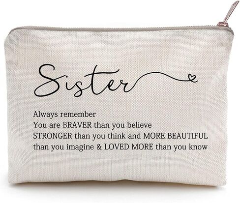 Bestie Definition Makeup Bag Best Friend Gift Work Bestie Friendship Gift Bestie Sister Gifts Sister College Sister Graduation in Kuwait