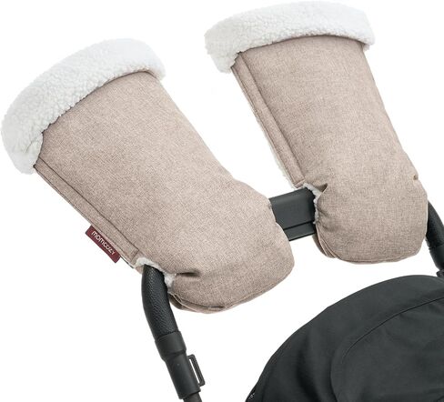 Momcozy Universal Stroller Gloves Warmmuffs | Winter Anti-Freeze Stroller Mittens | Winter Handmuff Stroller Accessories | Ultra-Plush,Weather-Proof | Foldable Adjustable | Shopping Golf Pet Cart in Saudi Arabia
