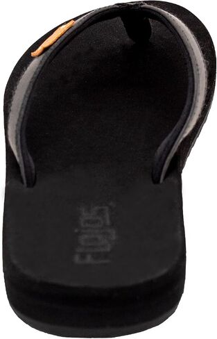 حذاء FLOJOS Billie Flip-Flop للسيدات، أسود، 10 in Kuwait