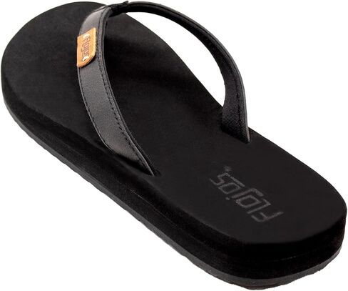 حذاء FLOJOS Billie Flip-Flop للسيدات، أسود، 10 in Kuwait