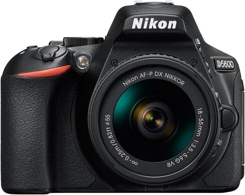 Nikon D5600 24.2MP Digital SLR Camera w/AF-P 18-55mm f/3.5-5.6G VR Lens (1576B) - 16GB Deluxe Kit(Renewed) in Saudi Arabia