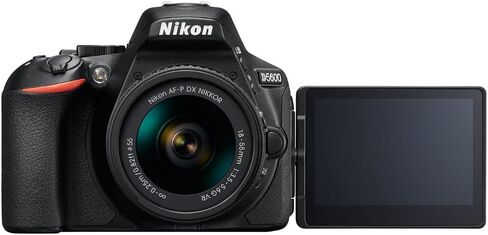 Nikon D5600 24.2MP Digital SLR Camera w/AF-P 18-55mm f/3.5-5.6G VR Lens (1576B) - 16GB Deluxe Kit(Renewed) in Saudi Arabia