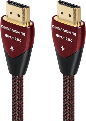 AudioQuest 1.5m Cinnamon 48 2.1 HDMI Cable - 8K/10K Ultra HD, Gaming, High-Speed, 48Gbps, HDR, eARC in Saudi Arabia