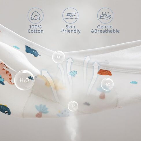 Wowelife Velcro Baby Boy Swaddles, 3-Pack Newborn Swaddle Sacks, 100% Cotton Baby Blanket, Swaddles for Newborns, Baby Swaddles 0-3 Months, Infant Blankets for Baby Boy Essentials for Newborn, Blue in Kuwait