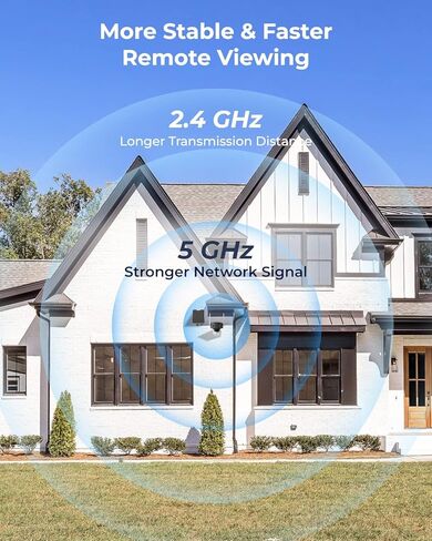 كاميرا ريولينك الأمنية الخارجية واي فاي لاسلكية، رؤية واسعة للغاية 180 درجة، رؤية ليلية ملونة 8 ميجابكسل، بطارية تعمل بالطاقة الشمسية، 2.4/5 جيجا هرتز واي فاي، لا حاجة إلى محور، اكتشاف الشخص/المركبة، IP66 مقاوم للماء، Duo 2 in Kuwait