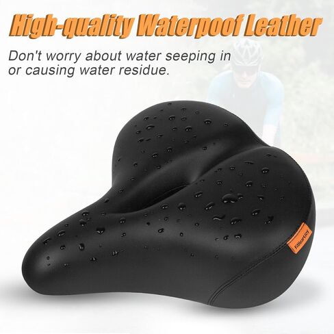 Bike Seat for Men Women, Bike Saddle with Dual Shock Absorbing Ball Memory Foam, Comfortable Bicycle Seat Cushion Compatible with Peloton Seat Cushion Exercise Bike, 350 lbs Capacity in Saudi Arabia