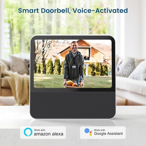 كاميرا جرس باب فيديو litokam 2K، كاميرا جرس باب تعمل بالبطارية لاسلكية مع رنين، نسبة 3:4 من الرأس إلى أخمص القدمين، رؤية واسعة للغاية 170 درجة، واي فاي 2.4 جيجا هرتز، بدون اشتراك، اكتشاف AI وPIR، مغير الصوت in Kuwait