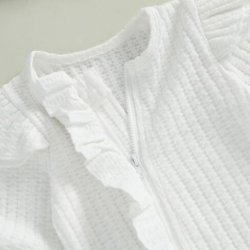 Newborn Baby Girl Clothes Long Sleeve Jumpsuit Romper Hospital Coming Home Outfit Preemie Girl Clothes in Kuwait