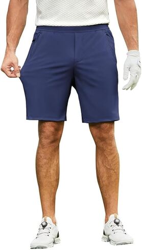 JMIERR Men's Golf Dress Shorts Flat Front Hybrid 7 Inch Lightweight Summer Casual Chino Short for Men with Pockets in Saudi Arabia