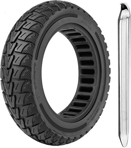 TOCBEUU 10x2.5 Inch Solid Tires for Electric Scooter, 60/70-6.5 Replacement Wheels, Rubber Tyre for Segway Ninebot Max G30P/G30LP/G30/G30D/G30E/G30LP/G30D II/G30 Max/G2/F2 pro& Hiboy S2 MAX (2PCS) in Kuwait