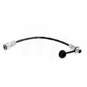 BMPCC 4K 6K Pro Weipu 2 Pin Male to Female Extension Power Cable for Blackmagic Design Pocket Cinema Camera (10cm)