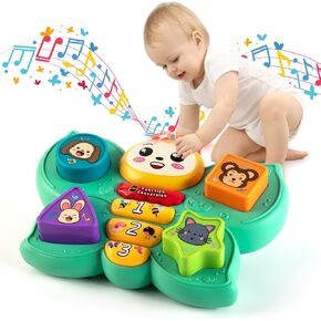 Butterfly Baby Musical Toys 6 12 18 Months, Montessori Toys for 1 Year Old, 1 Year Old Toys, Gifts for 1 Year Old Boy Girl, Baby Learning Educational Toys 6-12 Months