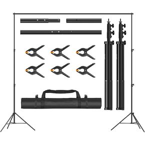 حامل خلفية مبطن بالهواء مقاس 10x10 قدم من EMART، حامل خلفية قابل للتعديل للصور شديدة التحمل للحفلات، والتصوير الفوتوغرافي، والتقاط الصور in Kuwait
