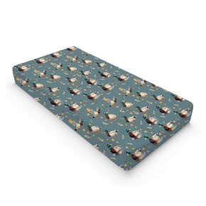 Vintage Duck Hunting Baby Changing Table Pad Covers for Boy Girl 32''x16'' Mallard Ducks Feathers Fitted Changing Table Sheets Wild Bird Animal Soft Breathable Nursery Diaper Changing Table Mats
