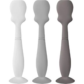 Baby Diaper Cream Spatula Applicator Set - 3Pack Soft Silicone Baby Butt Paste Spatula (Large Size, Cream/Sage/Ether)
