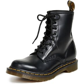 Dr. Martens, WomenÕs 1460 Original 8-Eye Leather Boot, Black Smooth, 9 US Women