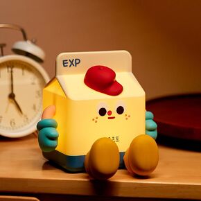 Night Light for Kids, Kawaii Milk Carton Night Lamp with USB Rechargeable, Cute Night Lights Birthday Gifts for Boys and Girls, Kawaii Room Decor LED Lights for Bedroom, Nursery Night Lamp