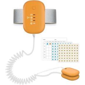 Bed Wetting Alarm for Boys Girls, Bedwetting Alarm System, USB Rechargeable, Loud Sound and Vibration, 3 Reminder Modes