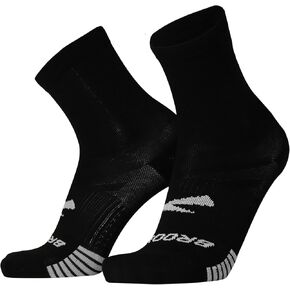Brooks Ghost Lite Crew Socks I Performance Running, Comfort Fit with Arch Support for Men & Women (2-Pack Set)
