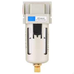 Air Compressor Water Separator Air Dryer for Compressor Air Water Separator for Air Compressor,1 Pcs AF3000 03 G 3 8 Compressed Air Compressor in Line Water Filter