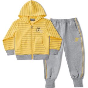 Boys' 2-Piece Comfortable Tracksuit Set (3-9) – Dryer Safe Zip-Up Hoodie & Jogger Sweatpants, Trusted Korean Brand