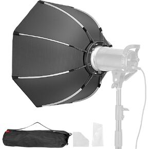 FOMITO Octagonal Softbox 35 inch/90cm Quick Release Light Soft Box K2-90 Modifier with Bowens Speedring Mount Honeycomb Grid for Monolight Photo Studio Strobe Lighting