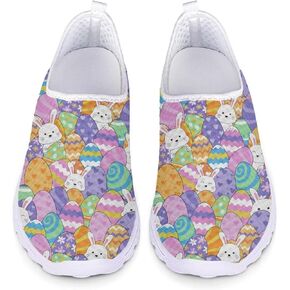 POLERO Water Shoes Fashion Shoes Lightweight Slip-On Shoes Flat Casual Walking Shoes for Women