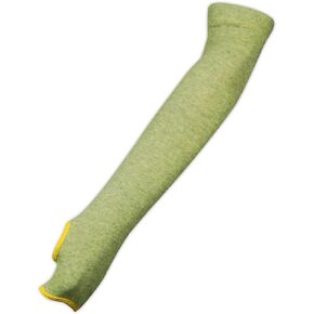 MAGID AXFR184STH Cut Master Aramax XT 18" Flame-Resistant Knit Sleeves with Thumb Slot - Cut Level 3 (1 Sleeve),Yellow
