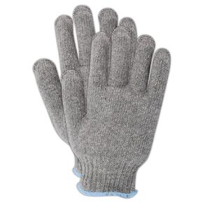MAGID G593MED Gray Shadow G593 Heavyweight 7-gauge Knit Gloves, Ladies (Fits Medium), Gray , Medium (Pack of 12)
