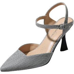Strappy Heels for Women Pointed Toe Comfortable Wedding, Party, Gathering Shoes