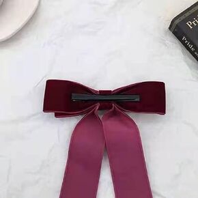 2 Velvet Headband, Bows for Women, Back to School Gift, Headband Decoration, Headband Set, Hair Accessories for Women, Cute Hair Clips, Red and Black