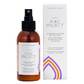 Little Pure Project Baby Bottom Spray - Cleansing & Calming, Wet Wipe Alternative, Diaper Rash Spray, Prevent Rashes, Soothing with Tea Tree & Chamomile, Suitable for Sensitive Skin - 5 fl. oz.
