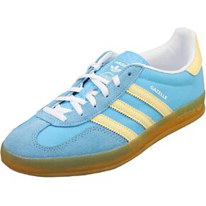 adidas Gazelle Women's Indoor Shoes, Semi Blue Burst/Almost Yellow/Cloud White, Size, 9