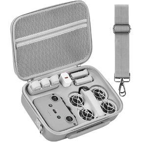 DJI Neo Case, Carry Case for DJI Neo Portable PU Leather Storage DJI Neo Accessories, Shoulder Bag for DJI Neo Fly More Combo, Compatible for DJI MINI 4K/Mini 2, RC-N3 Remote Controller