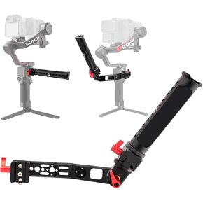 2 in 1 RS4 Sling Handle w Quick Release Mount Aluminum Alloy Detachable Handle Handgrip with NATO Clamp Compatible for DJI RS4/RS4 PRO/RS 2 / RSC 2 / RS 3 / RS 3 Pro/RS3 Mini Gimbal Stabilizer