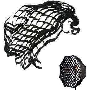 Grid Only, Octagon Honeycomb Soft Grid, Flash Speedlight Umbrella Photo Softbox Reflector, for Softbox Studio Flash Lighting(90cm/35.4in)