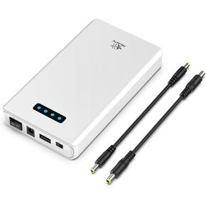 melasta 24V 3350mAh Battery Pack with 24V 9V DC and 5V USB Output, Rechargeable Lithium ion Battery for LED Light Strip, Security Camera, Telescope (Without Charger)