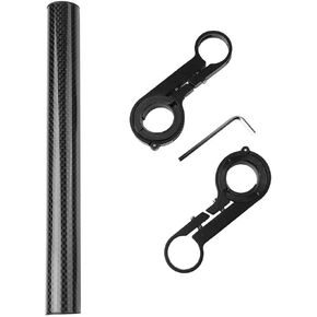 VGEBY1 Bike Handlebar Extender, 8 Kinds Aluminium Alloy Extension Frame Handlebars Bike Lamp Phone Holder Cycling Accessory