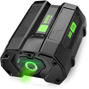 56V 5.0Ah Replacement for EGO Battery BA2800 BA4200 BA1400 Compatible with ST1502LB CS1604 LB4800 LB6504 LB5804 HT2400 56V Power Tools,for EGO 56V Power+ Battery and Battery Holder
