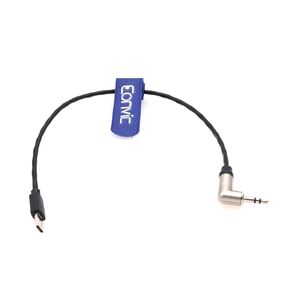 Eonvic Timecode Cable Right Angle 3.5mm TRS for Deity Tentacle Sync to Multi Micro USB for Sony FX3 FX30 FX3 FX30 Alpha 1 A1 A7S3 (50cm)