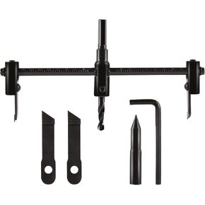 LANIAKEA 1-3/16 بوصة إلى 7-7/8 بوصة قابل للتعديل دائرة ثقب المنشار القاطع 30-200 مللي متر الخشب دريوال مثقاب قطع مستديرة للمنزل DIYer in Kuwait