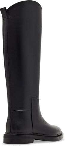 Steve Madden Women's Gaige Knee High Boot, Black Leather, 7 in Saudi Arabia