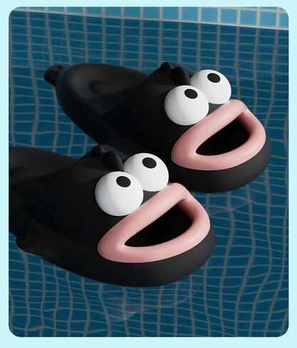 Tongue Slippers Fish Cloud Slides for Women Men Animals Slippers Open Toe Slide Sandals Fish Flops Summer Non-Slip Beach Shower Shoes in Saudi Arabia
