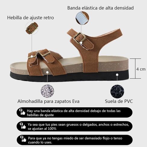 Women's Sandals Summer Leather Flat Shoes Comfort Walking Summer Shoes in Kuwait