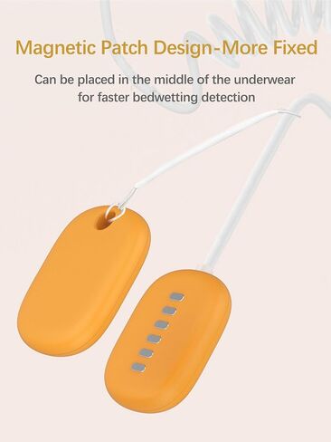 Bed Wetting Alarm for Boys Girls, Bedwetting Alarm System, USB Rechargeable, Loud Sound and Vibration, 3 Reminder Modes in Saudi Arabia
