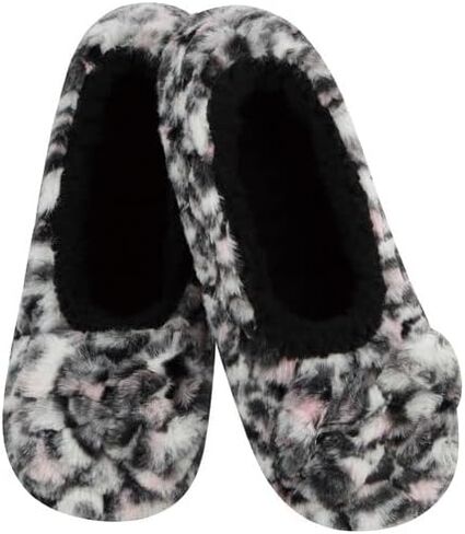 Snoozies Womens Pink Seersucker Ballerina Size Medium in Kuwait