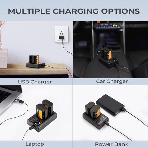 شاحن بطارية K&F Concept NP-FZ100، شاحن بطارية بفتحة مزدوجة لسوني A7iv A7iii A7Rv FX3 FX30 ZV-E1 A7RIII (A7R3) A9 A6600 A6700 A9 II in Saudi Arabia